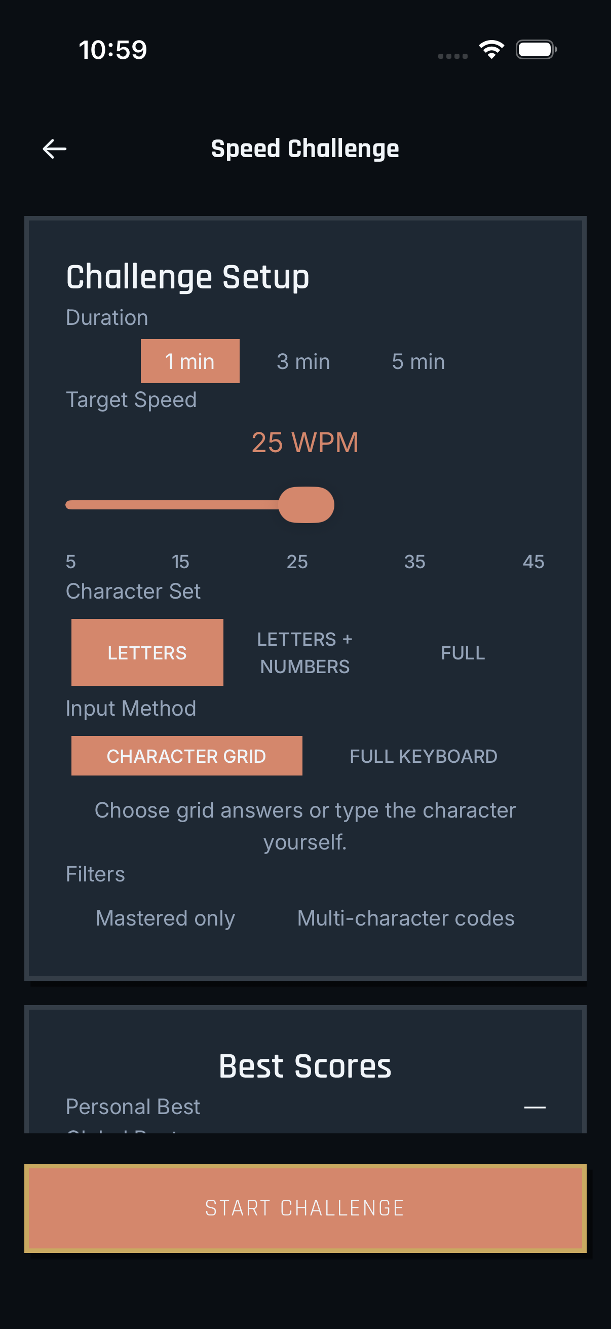 MorseForge Speed Challenge