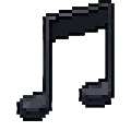 Music note icon